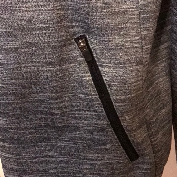 REEBOK Performance Gray Hooded Full Zip Lightweight Jacket Women's Medium - Picture 4 of 10